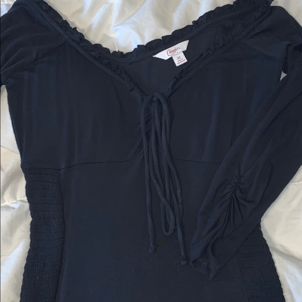 Off the shoulder long sleeve